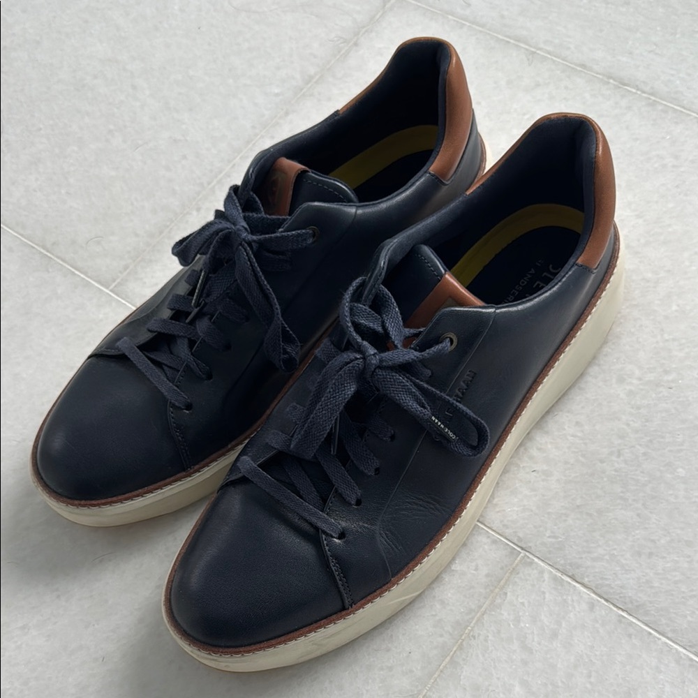Cole Haan Black and Brown Sneakers Minimalist Style